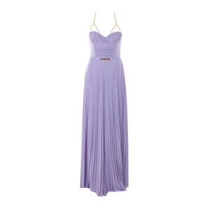 Elisabetta Franchi Women Red Carpet Lame' Jersey Dress With Belt